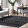 Cantin Moroccan Performance Black/White Rug