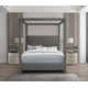 Upholstered Canopy Bed