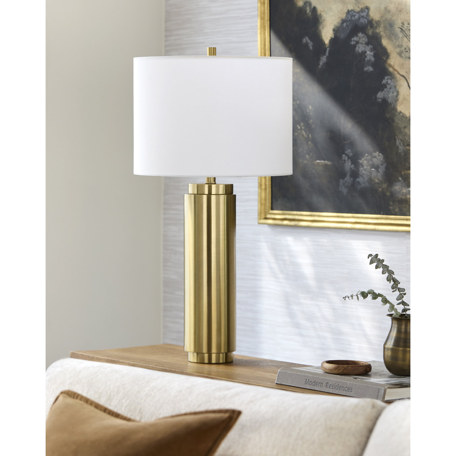 Barrar Table Lamp, Gold
