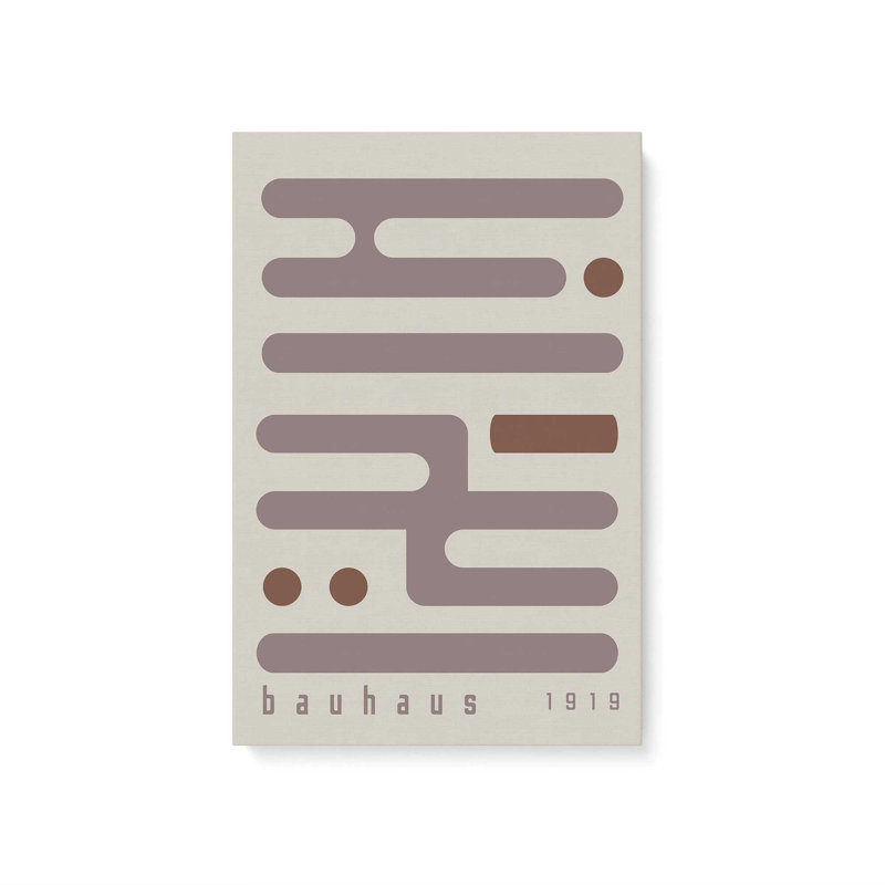 Toile tendue Warmau taupe Bauhaus, H 12 po x l 8 po