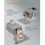 Stainless Steel Enclosed Litter Box-113467990