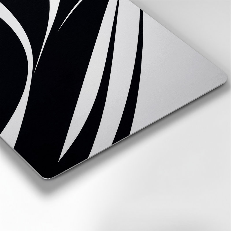 Minimalisme 80, art mural gris en métal, H 32 po x l 32 po