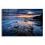 Art mural en verre Rosecliff Heights «Last Light At Two Lights» par Rick Berk-133594849