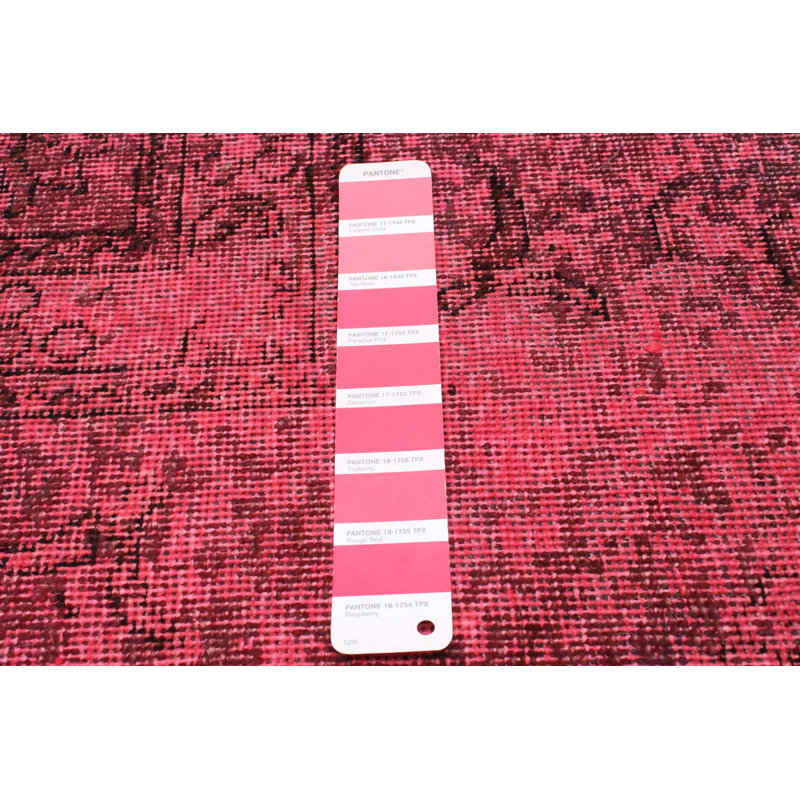 Tapis rose foncé à transition de couleur 9 po 2 po x 12 po 6 po