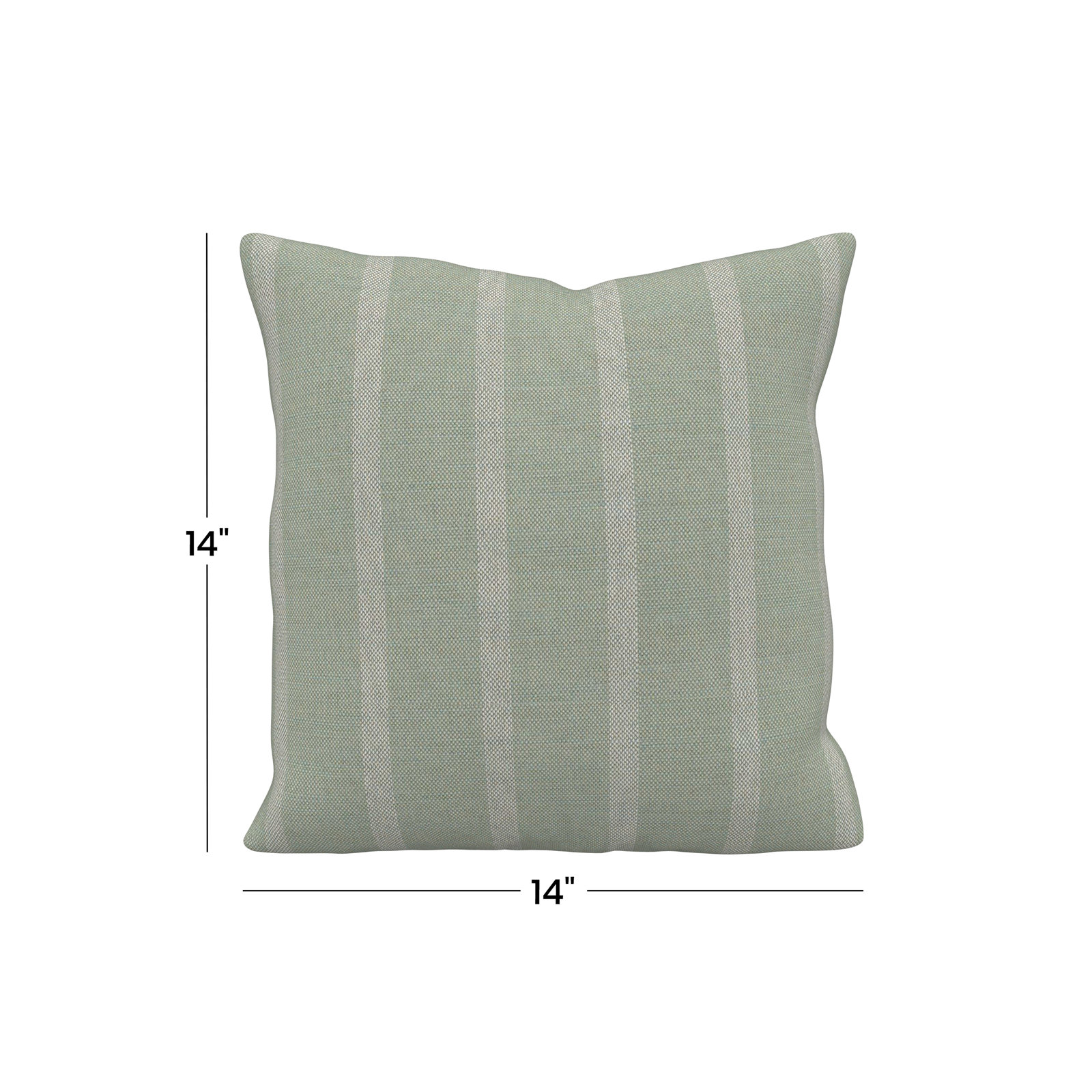 Lani Sunbrella® Throw Pillow, Square 14", Unwind Rainwashed