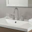 Double Handle Bathroom Sink Faucet with Drainer-154656675