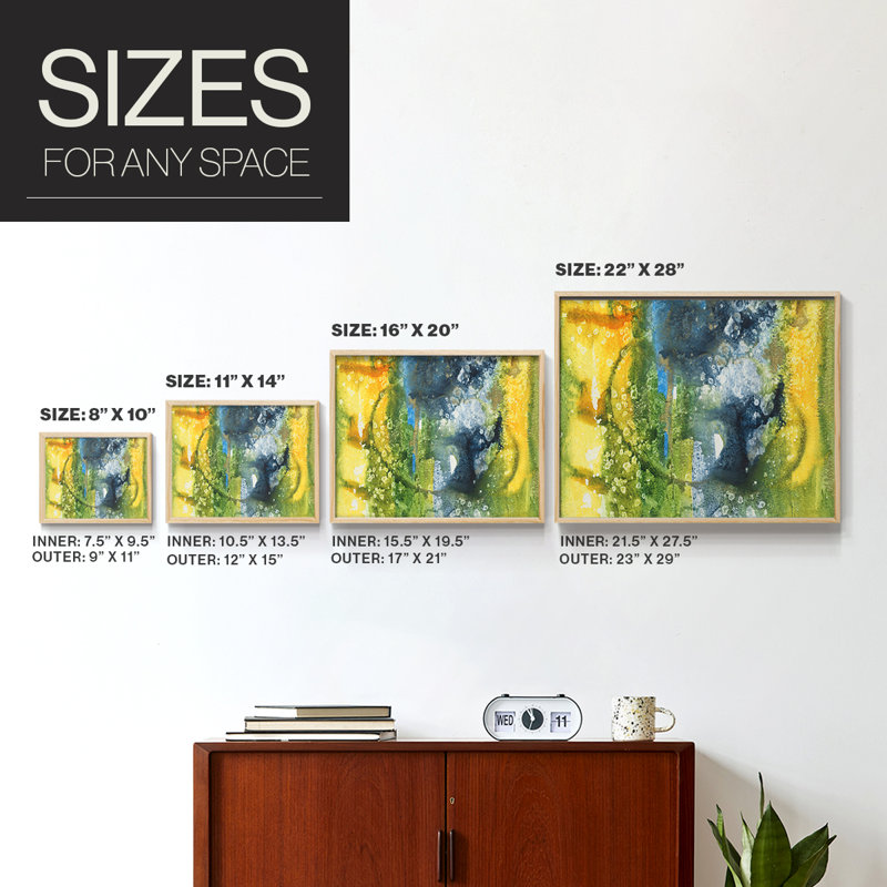Aquatic Energy III - Reproduction encadrée - Restickable, Naturel