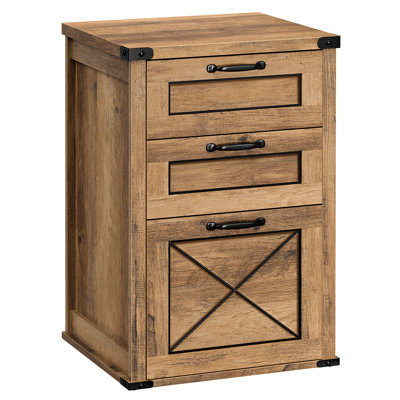 17.7 Wide 3 Drawers Filing Cabinet by Gracie Oaks