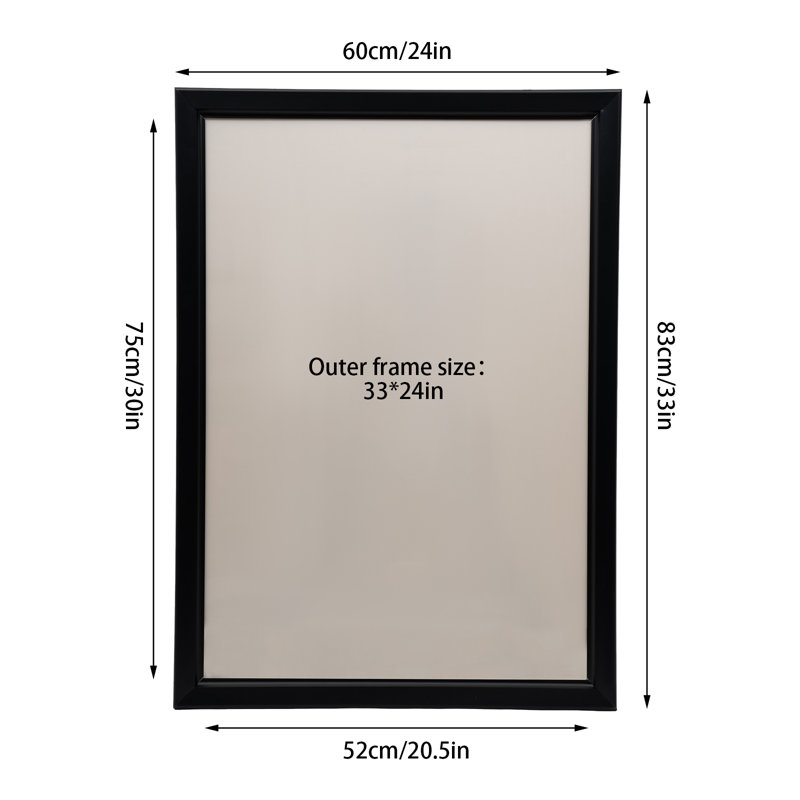 Adrielys LED Backlit Movie Poster Art Picture Frame