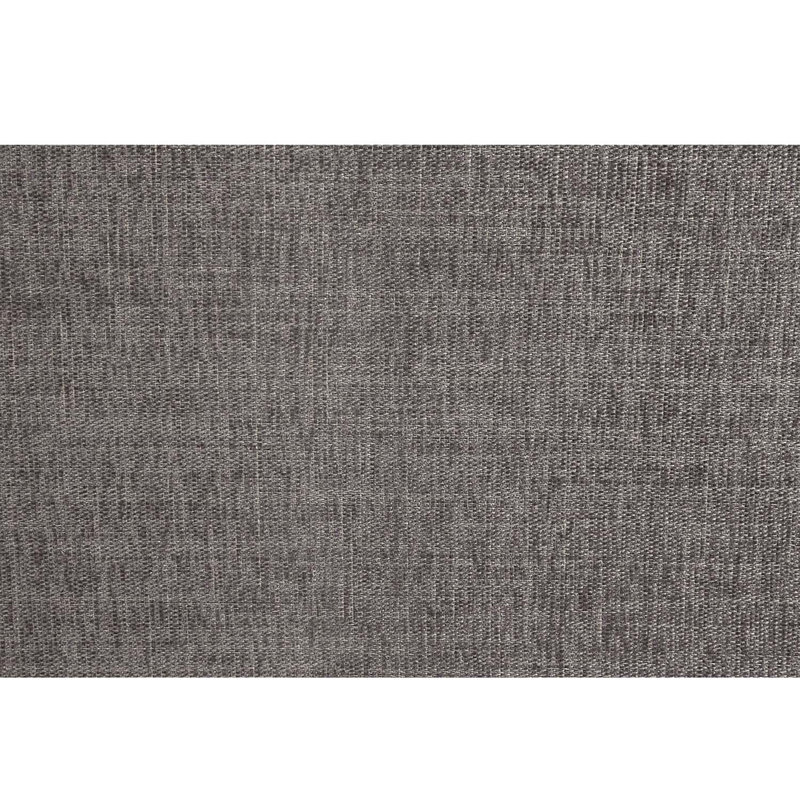 Chaise Florian, tissu gris et finition blanc antique