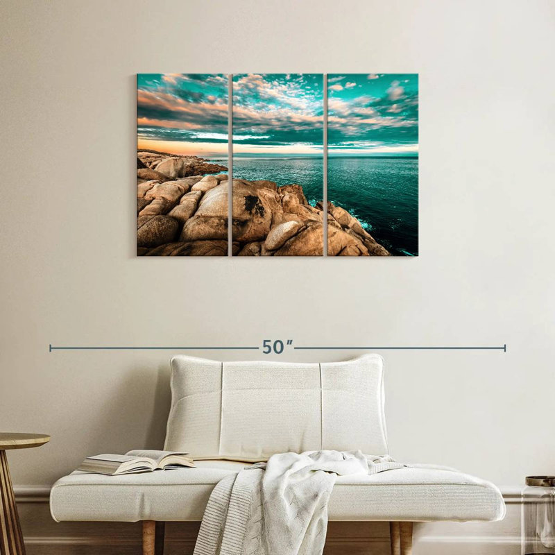 Gillard Dramatic Seascape, 24" H x 38" W