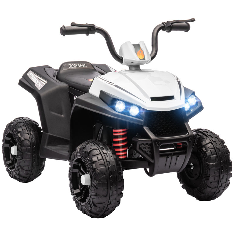 Suspension pour enfant à 4 roues 12V, Blanc