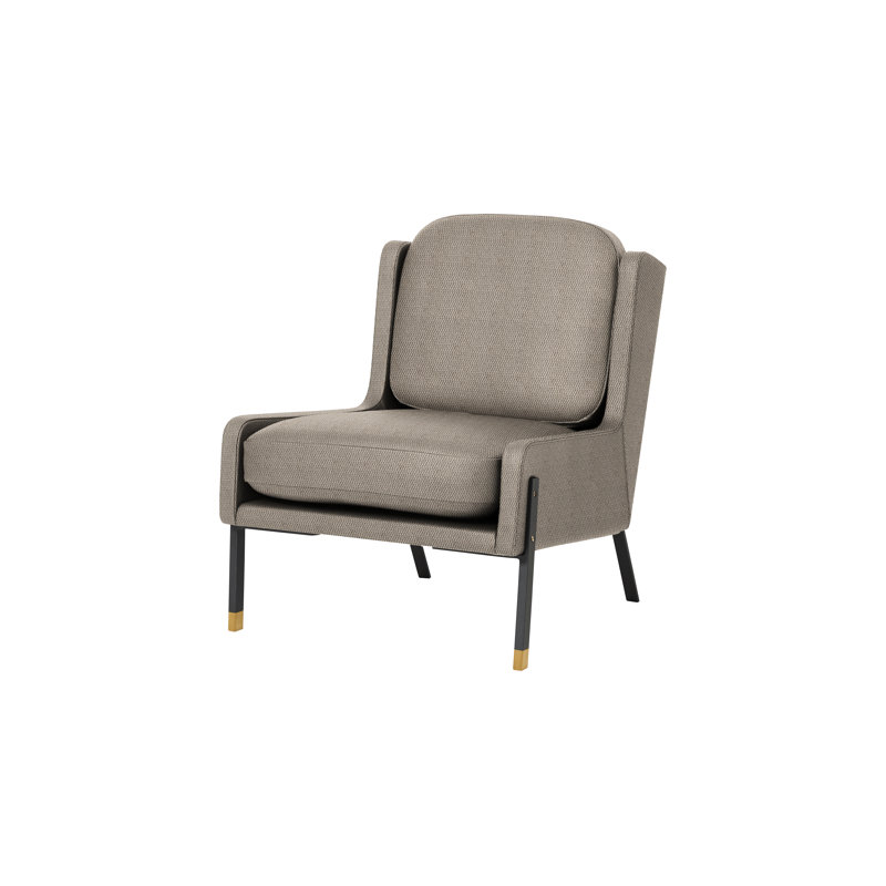 Chaise longue Blink 27,36 po, Cendre Messenger 077