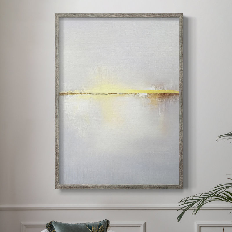 Série ABSTRACT DCXCV, reproduction encadrée - bois massif, H 21 po x l 17 po