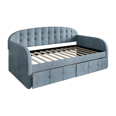 Caitronia Upholstered Daybed With Storage Drawers