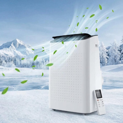 Unité de climatisation 3 en 1 de 14 000 BTU, avec déshumidificateur et mode ventilateur