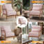 Chaise d'appoint en velours côtelé Mid-Century-1437971529