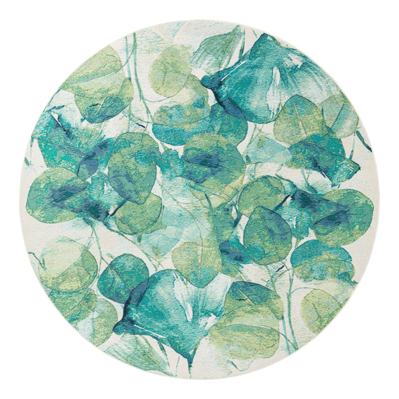 Firman Wygant Indoor/Outdoor Area Rug, Round 7'10"