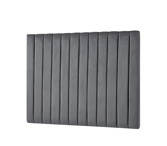 Tête de lit à dortoir Tavira Allure® College avec pieds - panneau classique, Velvety Charcoal Grey