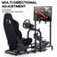 Anman Simulator Racing Cockpit with Seat & Monitor Stand Fit Logitech G29 G920, Not Include Steering wheel & Wheels & Pedals and Shifter Handbrake