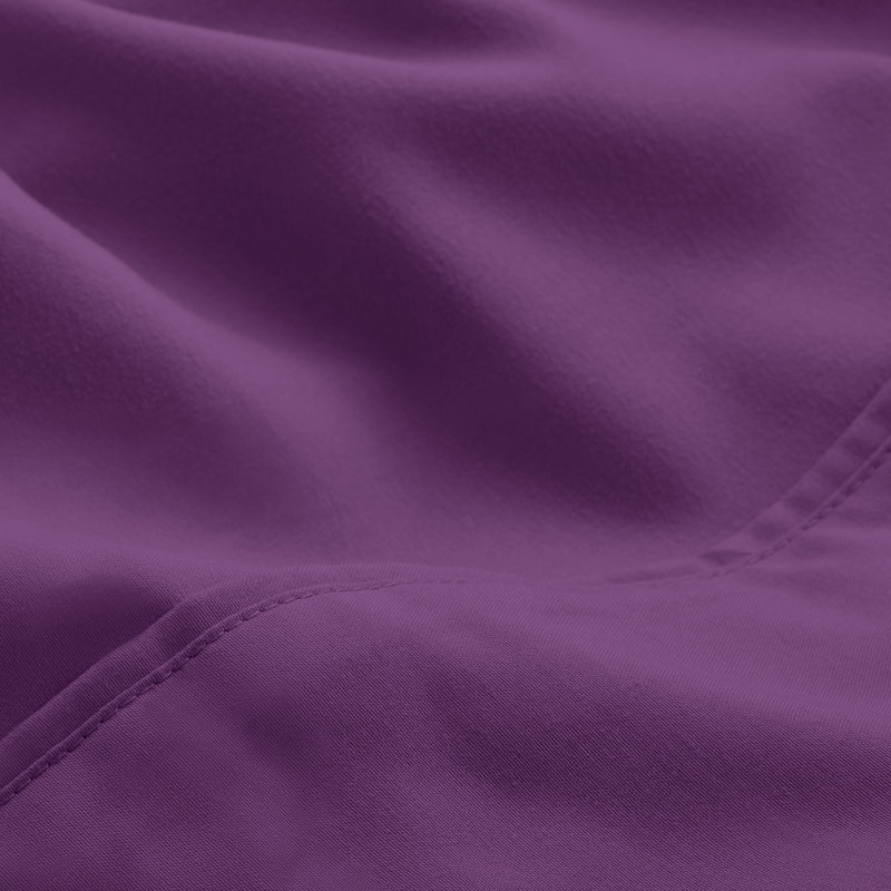 Microfiber Sheet Set with Bonus Pillowcase Set, Plum, Full XL