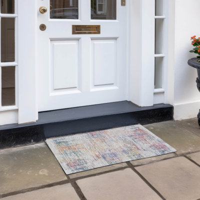 Malchow Washable Abstract Indoor / Outdoor Rug