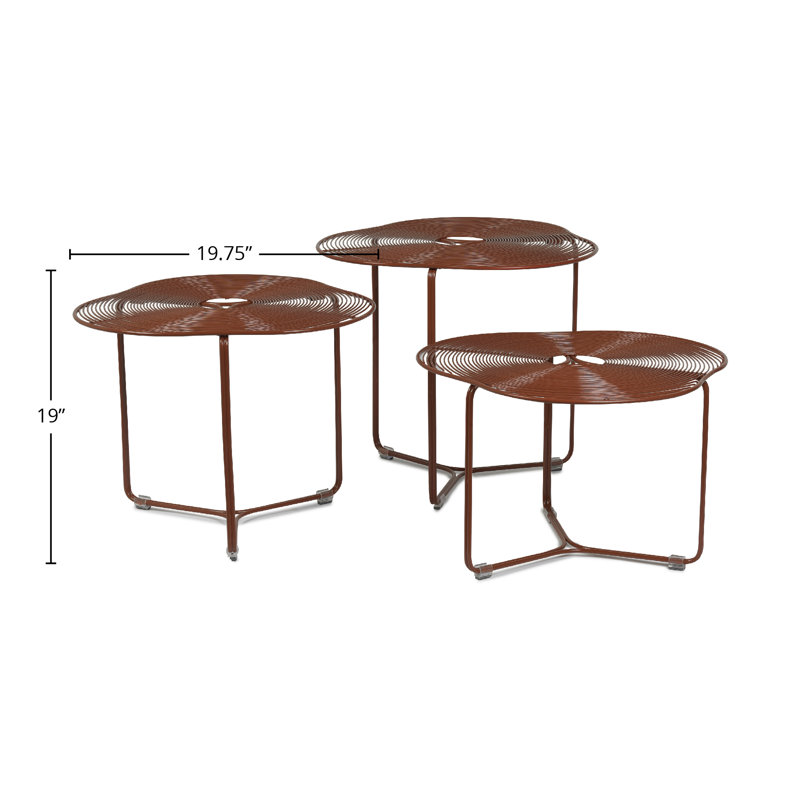 Table basse Schema, Orange