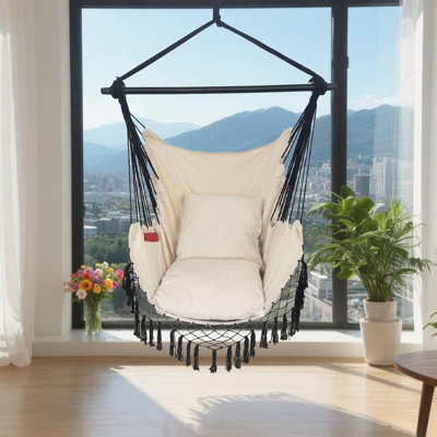 Chaise hamac balançoire corde suspendue