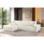 Canapé modulaire convertible Cozyform en velours côtelé doux, canapé confortable moderne avec rembourrage en mousse, canapé-lit modulaire confortable pour le salon, la chambre à coucher, aucun assemblage requis-1117824703