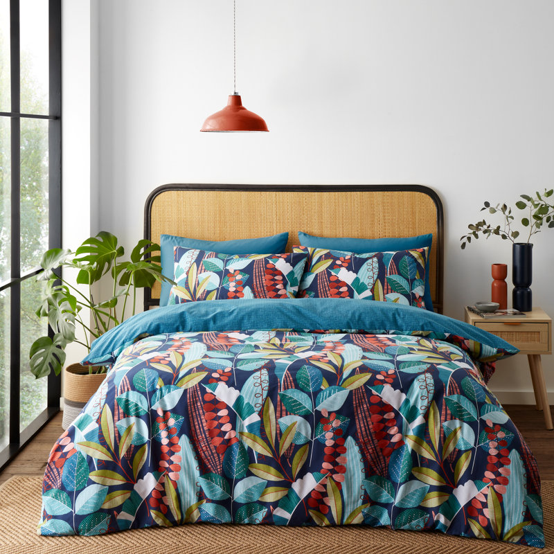 Botanical Leaves Duvet Cover Set, Single - 1 Pillowcase