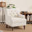 Tufted Accent Chair Ergonomic High Leg Armchair with Breathable Fabric Nailhead Trim-1191159888