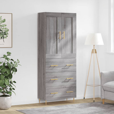 Saway 69.5cm Wide 3 Drawer Highboard