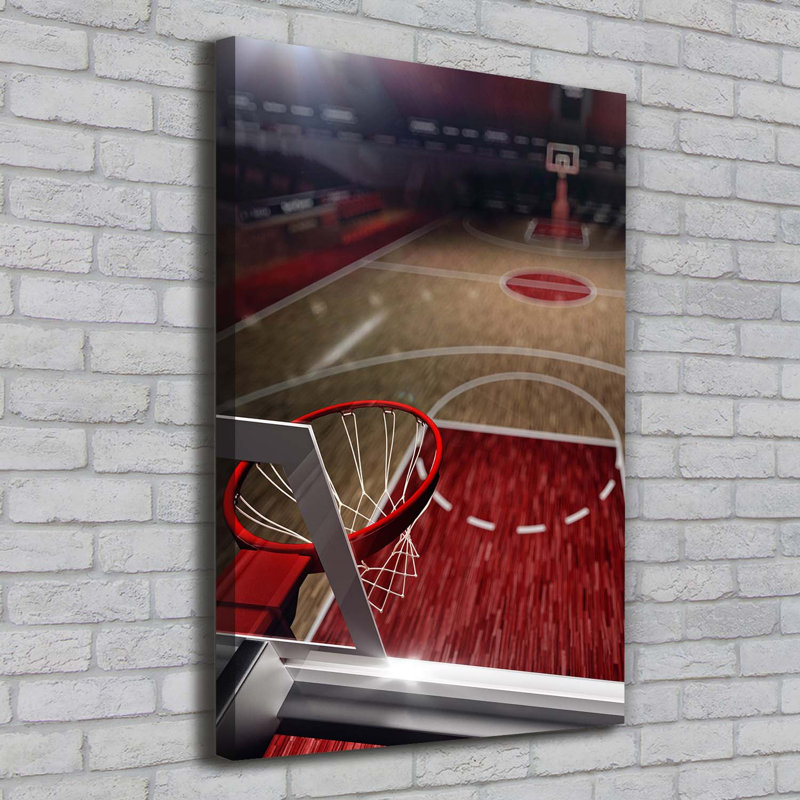 Basketball Playground - Wrapped Canvas Print