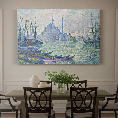Constantinople (Yeni-Djami)-Paul Signac-Gallery Wrapped Canvas-1909