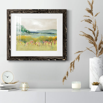 Printemps calme - peinture encadrée