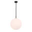 Luminaire suspendu 1 lumière 15,75 po Marbelle