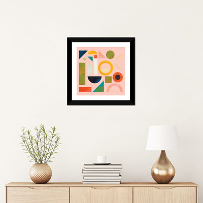 «Geometric Play Modern Art» par Ana Rut Bré - impression d'art graphique