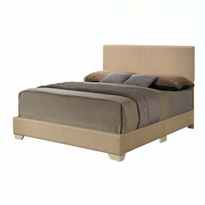PU Faux Leather Upholstered Bed