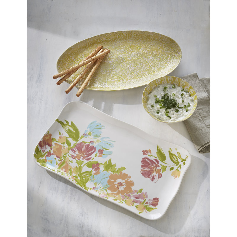 Bloom  Emb Platter