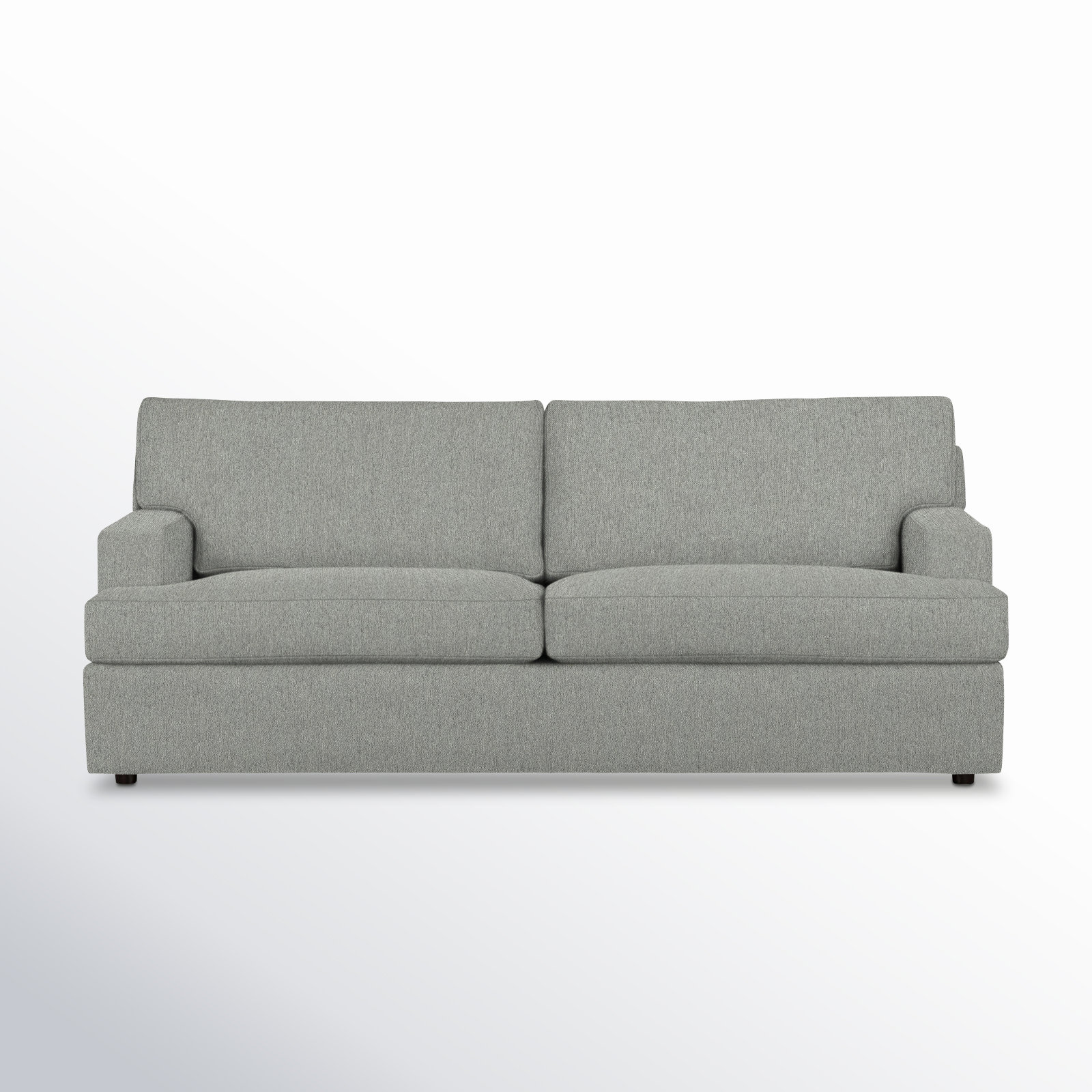 Cleo 84'' Sofa, Ticket Smoke Heathered Basketweave