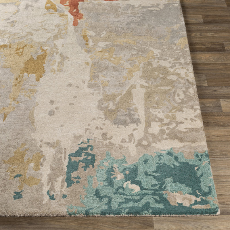 Abstract Indoor Rug, Rectangle 2' x 3'