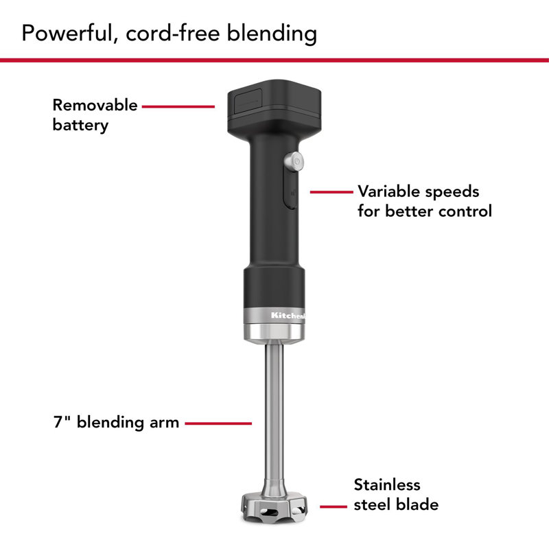 Go Cordless Hand Blender With Battery