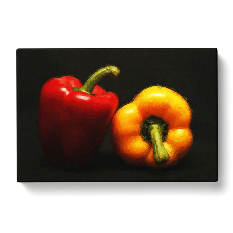 Bell Pepper - Wrapped Canvas, 40cm H x 60cm W x 3cm D