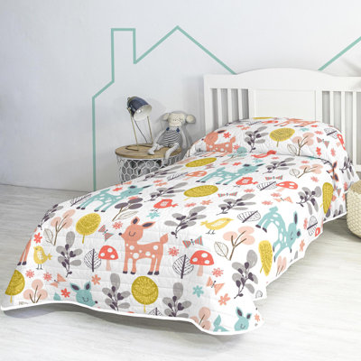 Oleander Cotton No Pattern Bedspread
