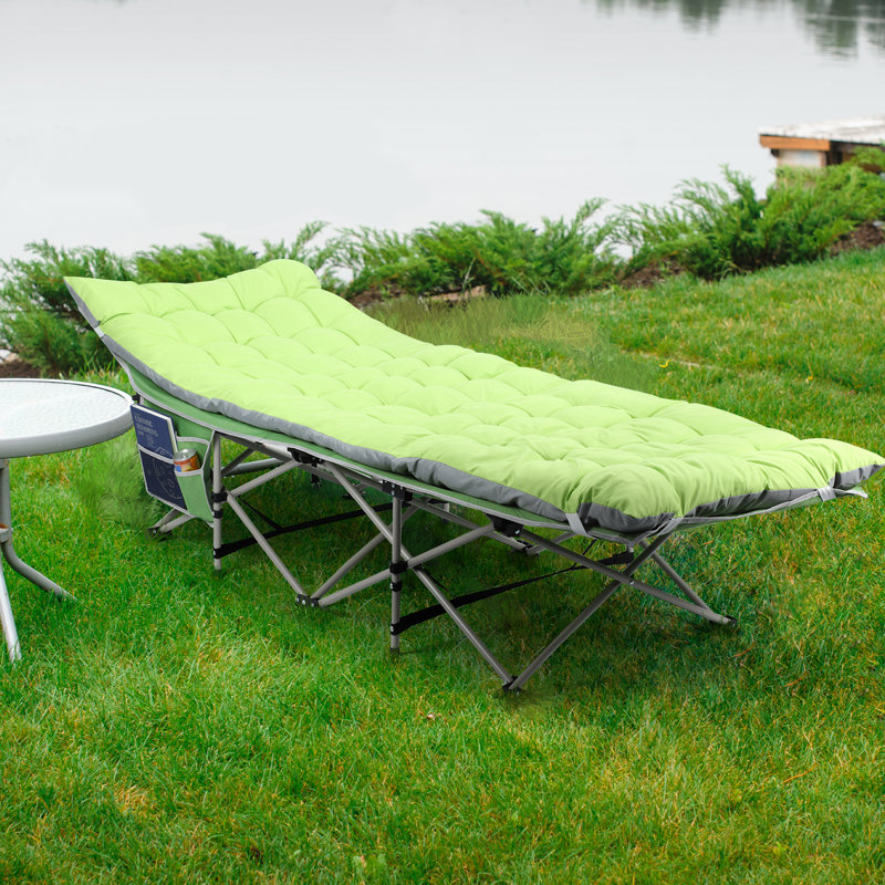Lit de camp portatif, Vert