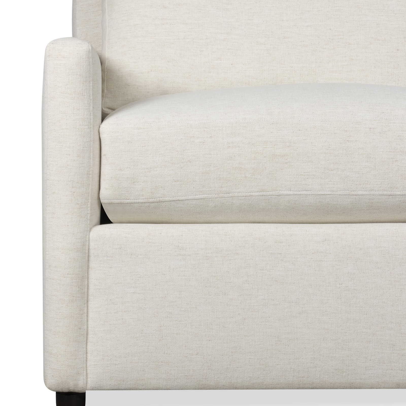 Damari Chaise Sectional, Nomad Snow Crypton® Chenille, Right Hand Facing