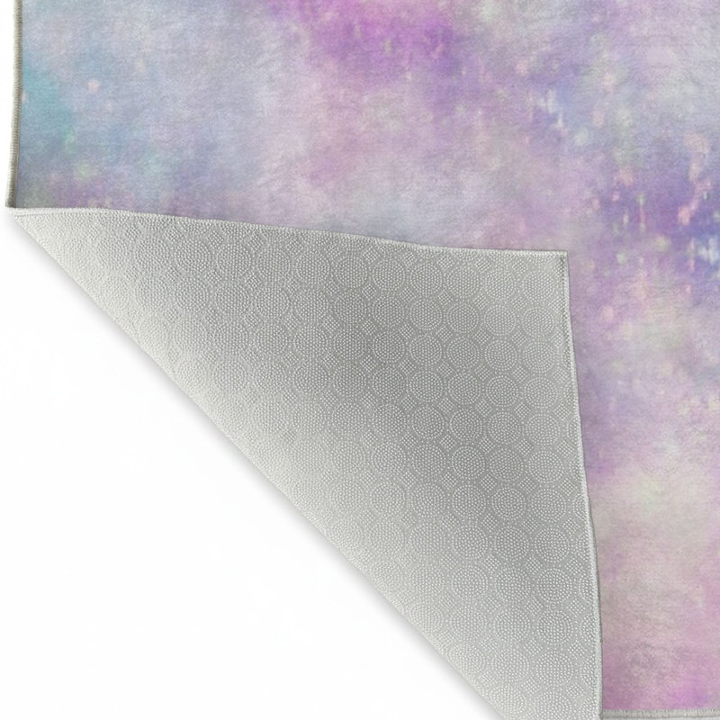 Premium 3D Printed Carpet, 4 x 6 ft, 100% Polyester, 0.04 in Pile Height | Antibacterial, Non-Slip PVC Dot Underside, Machine Washable | Ideal for Living Room, Bedroom, and Playroom, Stylish & Durable Design