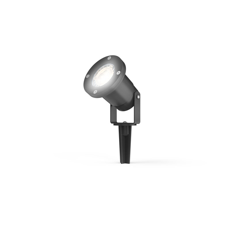  Outdoor Spike Light (Graphite) IP65 Rated Garden Single Spot Light - 4L2/2000