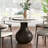 Solid Wood Pedestal Dining Table Round With Removable Lazy Susan-1969111964-1967223589-1957421785