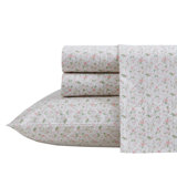 Laura Ashley Printed Cotton Percale Sheet Set